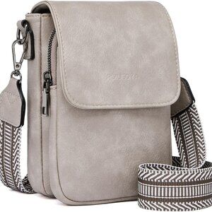 Stylish Vegan Leather Crossbody Purse with Anti-Theft Pocket & Adjustable Strap